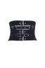 Punk Fishbone Waist Cincher Corset