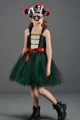 Pirate Girl Tutu Dress Kid Halloween Costume