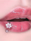 Rhinestone Heart Cat Paw Lip Stud