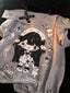 Y2K Cartoon Print Off Shoulder T-shirt