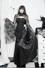 Halloween Pleated Gothic Skirt