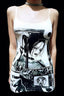 Retro Street Gothic Cropped Mini Dress