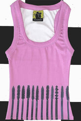 Makeup Brush Print Y2K Tank Top