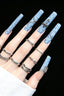Water Ripple Scale Press On Nails
