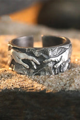 Retro European American God Ring