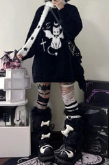 Harajuku Gothic Grunge Oversized Knitted Sweater
