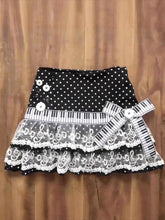Polka Dot Note Lace Skirt