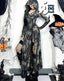 Hooded High Split Bandage Maxi Dress