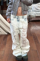 Y2K American Style Wide Leg Pants