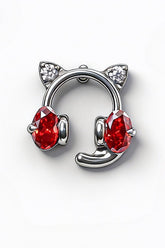 Candy Color Headset Cat Lip Stud