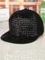 Laser Rhinestone Punk Hat