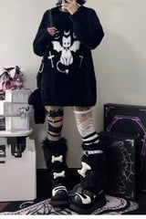 Harajuku Gothic Grunge Oversized Knitted Sweater