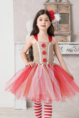 Gingerbread Tutu Dress Kid Halloween