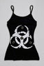 Bat Motif Symbol Print Tank Top