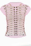 Retro Court Style Printed T-shirt
