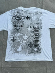 Oversized Retro Print Hip Hop T-shirt