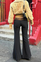 Gothic Punk Patchwork Cargo Street Pant