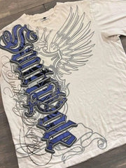 Oversized Retro Print Hip Hop T-shirt