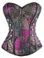 Punk Gothic Steel Boned Overbust Corset