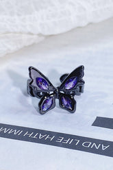 Retro Butterfly Stackable Ring