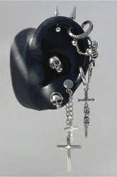 Bound Bone Demon Stud Earrings