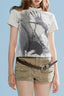 Chic Fitted Cotton T-Shirt