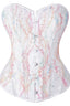 Sheer Sequin Strapless Boned Corset
