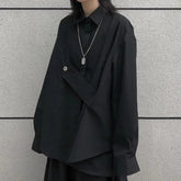 Asymmetric Baggy Gothic Blouse