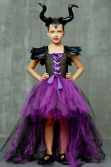 Dark Queen Dress Kid Halloween Costume