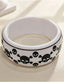 Black White Skull Pattern Bracelet