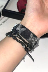 Retro Embossed Leather Bracelet