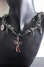 Vintage Gothic Heart Stud Choker Necklace