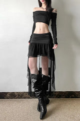 Halloween Goth Party Skirt