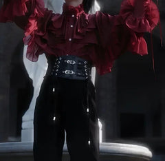 Gothic Batwing Sleeve Blouse