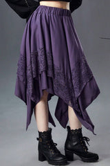 Halloween Gothic Punk Lace Skirt