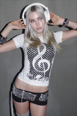 Y2K Graphic Cropped T-Shirt