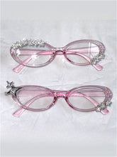 Y2K Millennium Cute Bling Glasse
