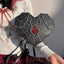 Harajuku Leather Punk Y2K Spider Gothic Lolita Crossbody Bag Black / One Size Halloween