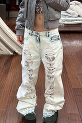 Y2K American Style Wide Leg Pants