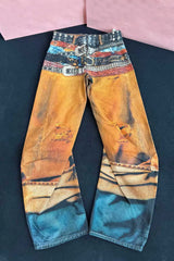 Vintage Washed High Street Pants