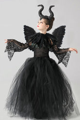 Maleficent Style Kid Halloween Costume