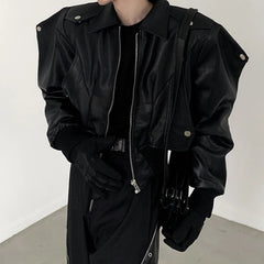 Oversized Shoulder Pad Jacket