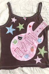 Y2K Cartoon Rock Cami