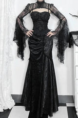 Halloween Pleated Gothic Skirt
