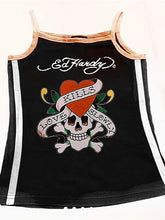 Vintage Skull Rose Print Cami