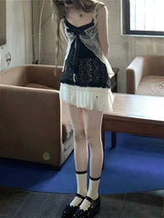 Gothic Lace Up Off Shoulder Mini Dress