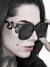 Retro Double Snake Gothic Glasses