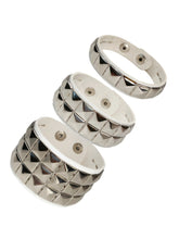 Punk Square Stud Leather Bracelet