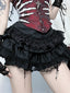 Y2K Subculture Cross Lace Bodycon Shorts