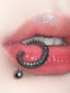 Dark Cthulhu Tentacle Lip Stud